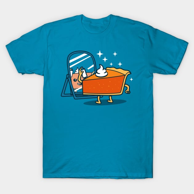 Cute Original Funny Kawaii Slice Of Cake Food Cartoon For Pi Day Foodies T-Shirt by BoggsNicolas